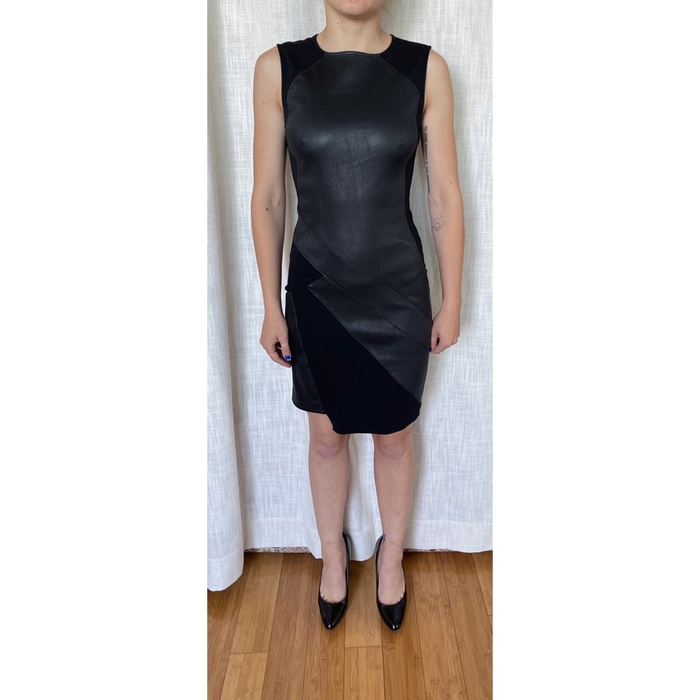 Haute Hippie: Tight leather dress